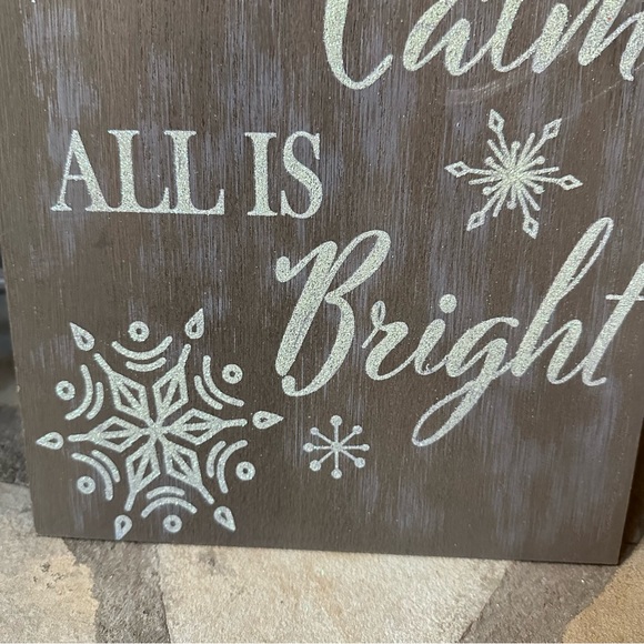NWT Christmas Quote Hanging Sign - Picture 3 of 4